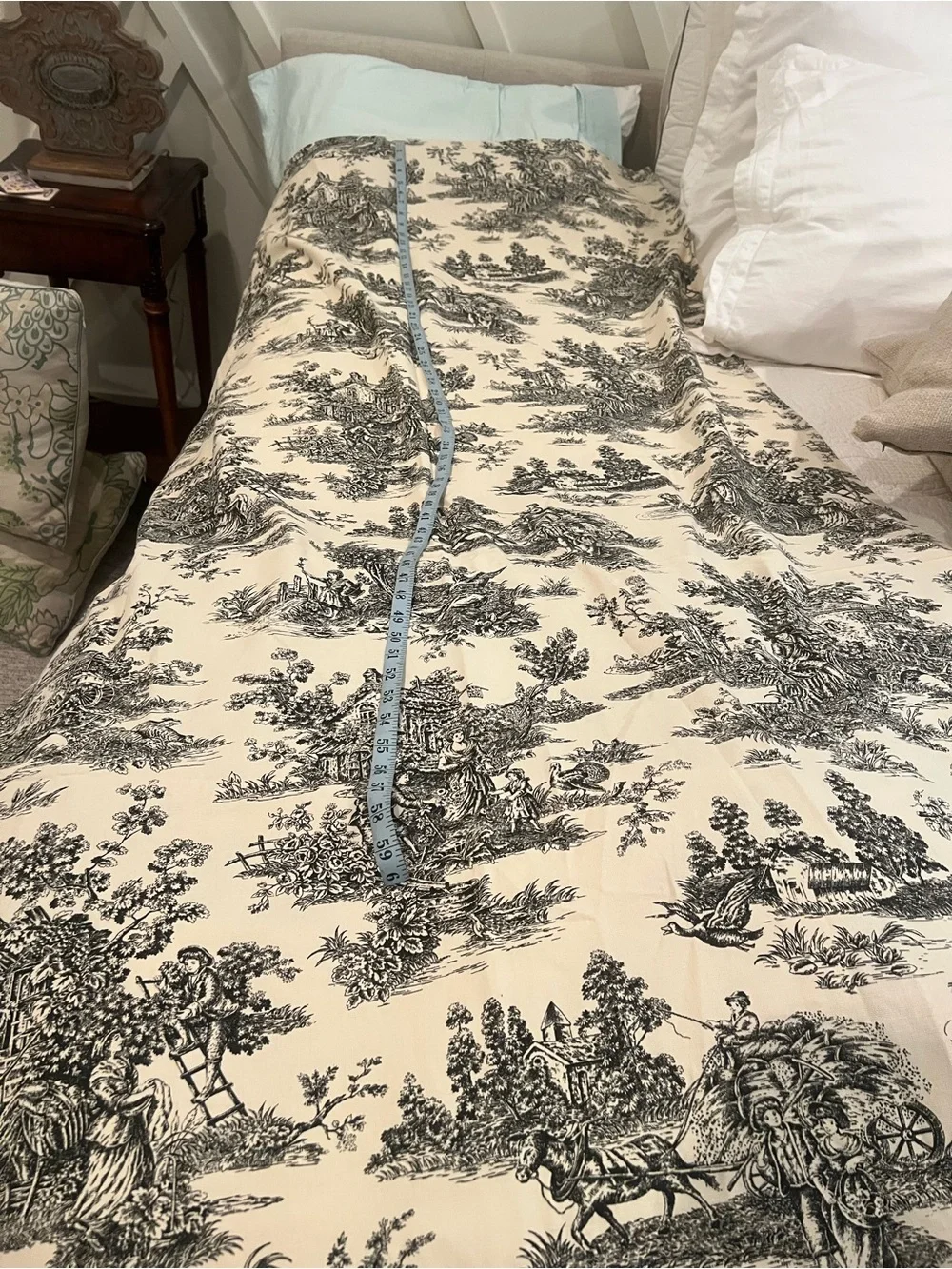 Toile French Country Curtains